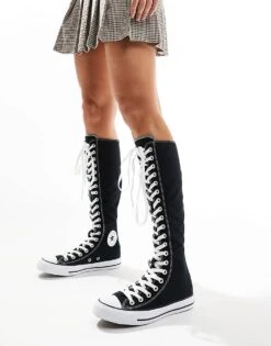 Converse Chuck Taylor All Star Knee XXX Hi Trainers In Black And White For Women 13 Converse Chuck Taylor All Star Knee XXX Hi Trainers In Black And White For Women -Converse Shop 206826397 1 black 1