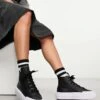 Converse Chuck Taylor All Star Hi Cruise Trainers In Black And White For Unisex