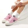 Converse Star Player 76 Ox Trainers In Pink And Navy For Women