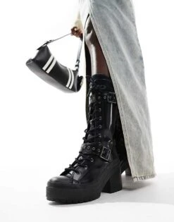 Converse Chuck 70 De Luxe Heel Boot In Black For Women