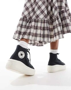 Converse Chuck Taylor All Star Move Hi Trainers In Black For Women -Converse Shop 206826644 4