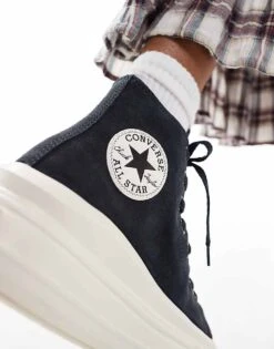 Converse Chuck Taylor All Star Move Hi Trainers In Black For Women -Converse Shop 206826644 5
