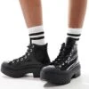 Converse Chuck Taylor All Star Lugged Heel In Black Leather For Unisex 2 Converse Chuck Taylor All Star Lugged Heel In Black Leather For Unisex -Converse Shop 206826657 1 black