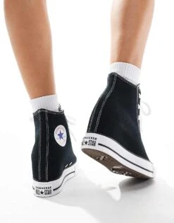 Converse Chuck Taylor All Star Wedge Trainers In Black For Women 12 Converse Chuck Taylor All Star Wedge Trainers In Black For Women -Converse Shop 206826672 5