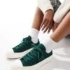 Converse Chuck 70 Ox Trainers In Dark Green For Women
