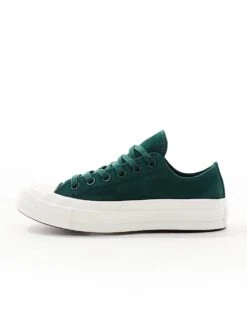 Converse Chuck 70 Ox Trainers In Dark Green For Women 10 Converse Chuck 70 Ox Trainers In Dark Green For Women -Converse Shop 206826751 3
