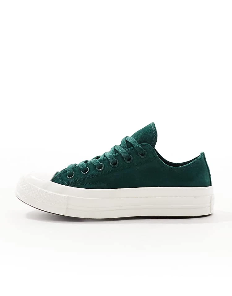 Converse Chuck 70 Ox Trainers In Dark Green For Women 5 Converse Chuck 70 Ox Trainers In Dark Green For Women - Image 3