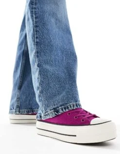 Converse Chuck Taylor All Star Hi Lift Trainers In Purple For Unisex 11 Converse Chuck Taylor All Star Hi Lift Trainers In Purple For Unisex -Converse Shop 206826786 4