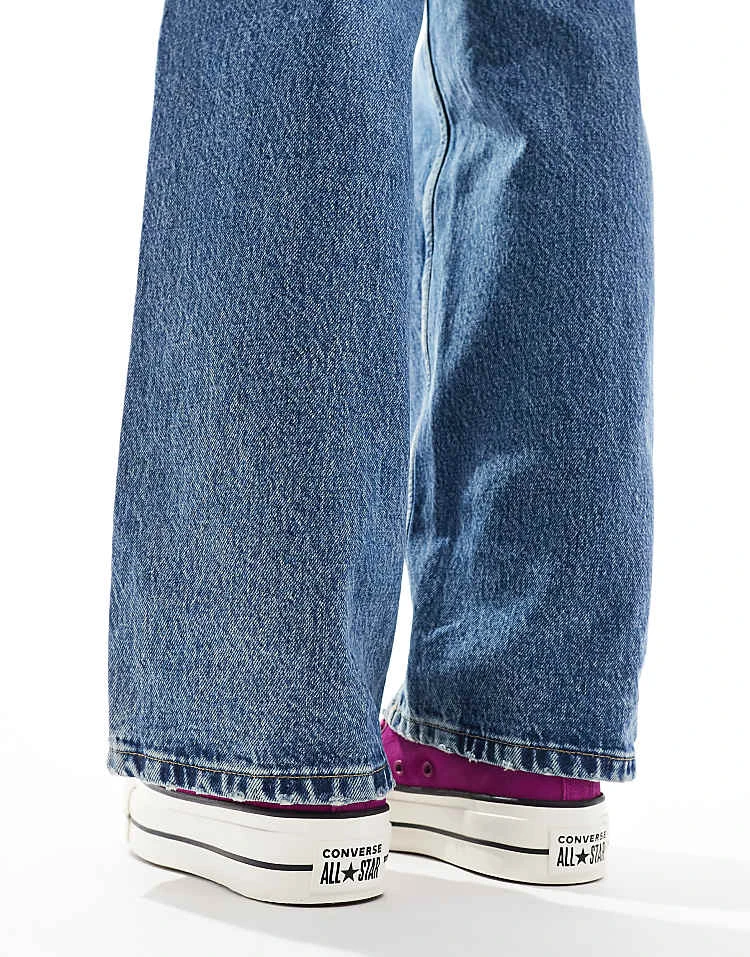 Converse Chuck Taylor All Star Hi Lift Trainers In Purple For Unisex 7 Converse Chuck Taylor All Star Hi Lift Trainers In Purple For Unisex - Image 5