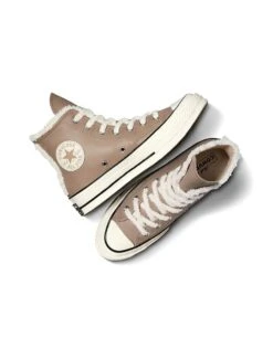 Converse Convers Chuck 70 Hi Trainers In Beige With Towelling Detailing For Women 10 Converse Convers Chuck 70 Hi Trainers In Beige With Towelling Detailing For Women -Converse Shop 206826801 4