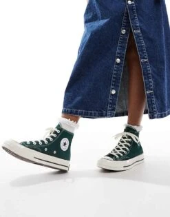 Converse Chuck 70 Hi Trainers In Dark Green For Unisex 13 Converse Chuck 70 Hi Trainers In Dark Green For Unisex -Converse Shop 206828205 1 darkgreen 1