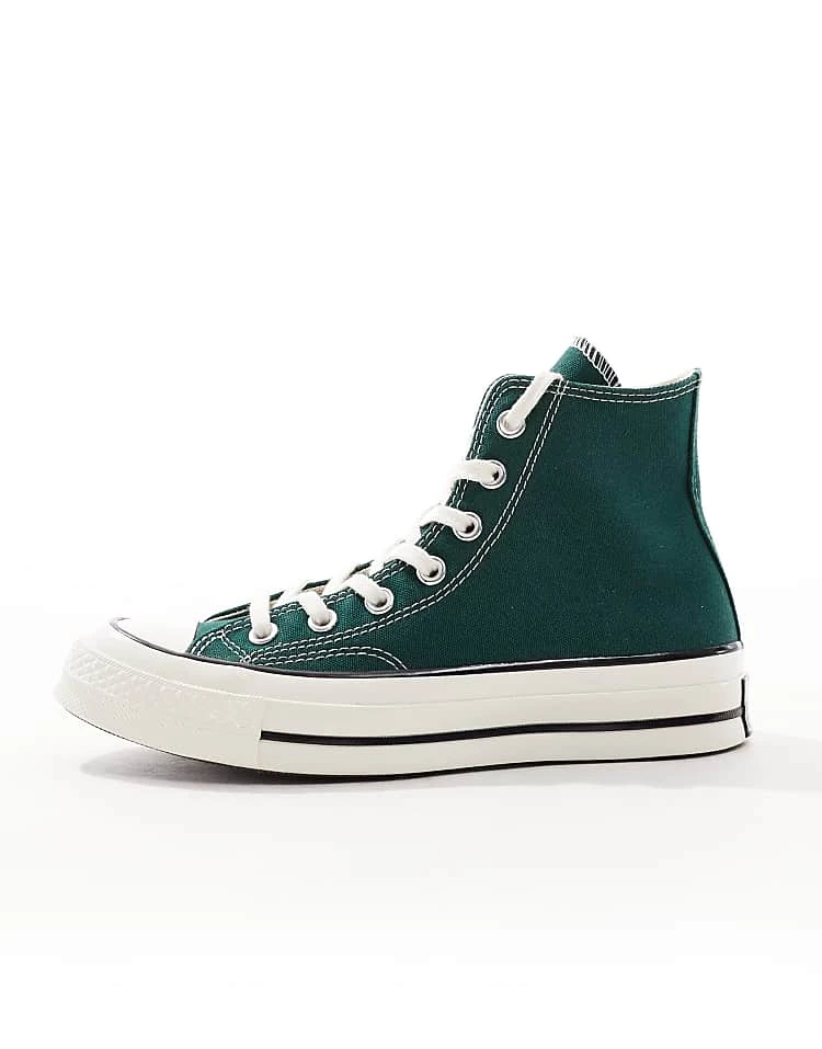 Converse Chuck 70 Hi Trainers In Dark Green For Unisex 5 Converse Chuck 70 Hi Trainers In Dark Green For Unisex - Image 3