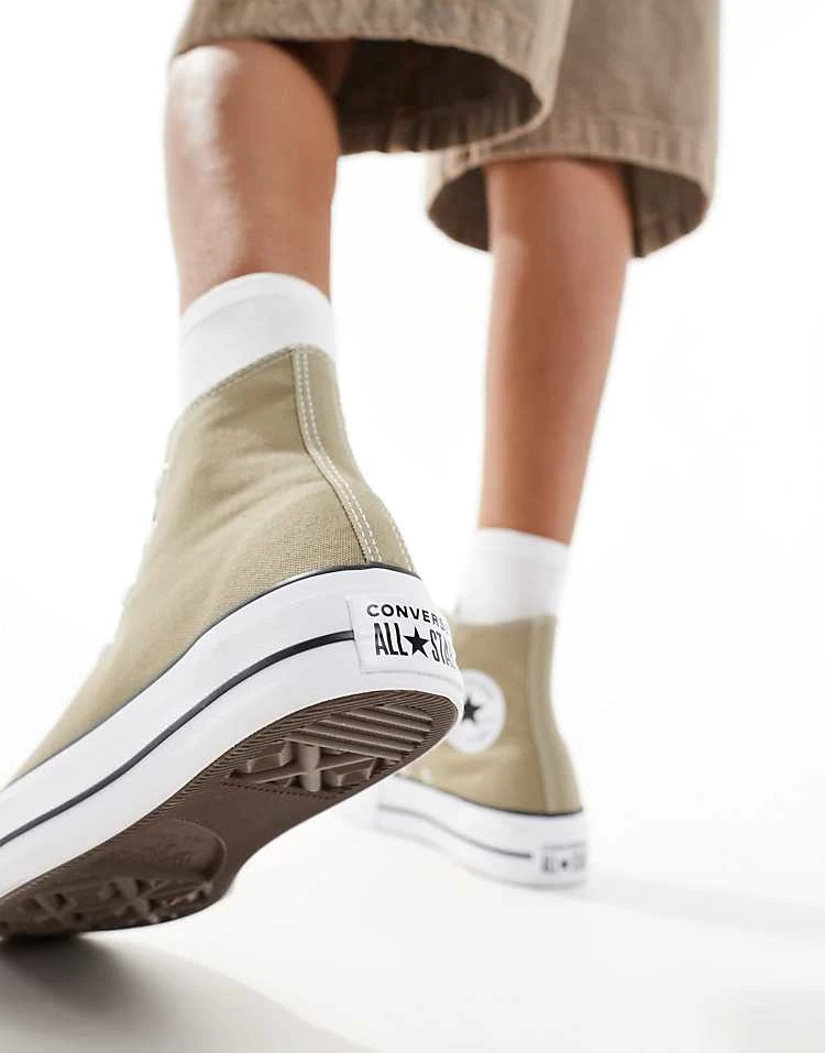 Converse Chuck Taylor All Star Lift Hi In Green For Unisex Mid Green 4 Converse Chuck Taylor All Star Lift Hi In Green For Unisex Mid Green - Image 2