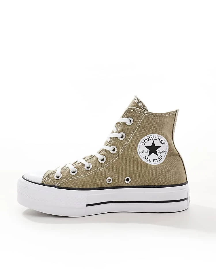 Converse Chuck Taylor All Star Lift Hi In Green For Unisex Mid Green 6 Converse Chuck Taylor All Star Lift Hi In Green For Unisex Mid Green - Image 4