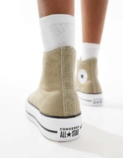 Converse Chuck Taylor All Star Lift Hi In Green For Unisex Mid Green 12 Converse Chuck Taylor All Star Lift Hi In Green For Unisex Mid Green -Converse Shop 206974466 5