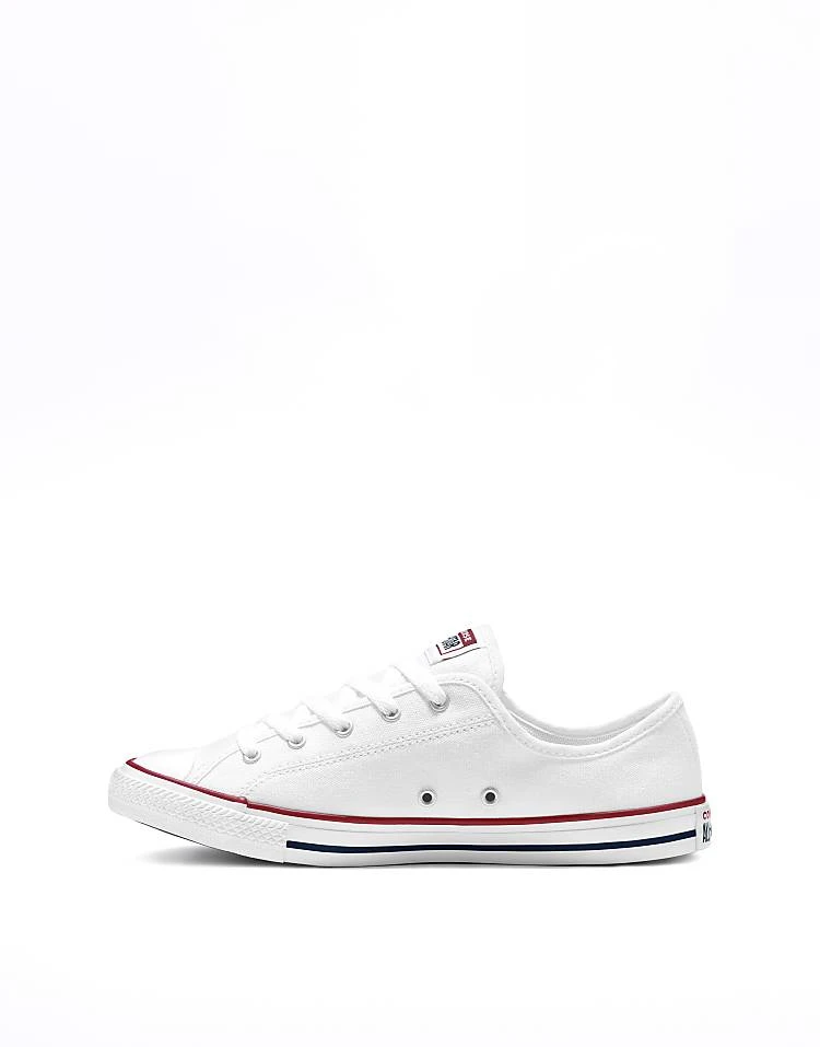 Converse Chuck Taylor All Star Dainty Ox In White/red/blue For Women 3 Converse Chuck Taylor All Star Dainty Ox In White/red/blue For Women