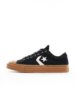 Converse Star Player 76 Ox Trainers With Gum Sole In Black For Unisex -Converse Shop 207213149 5