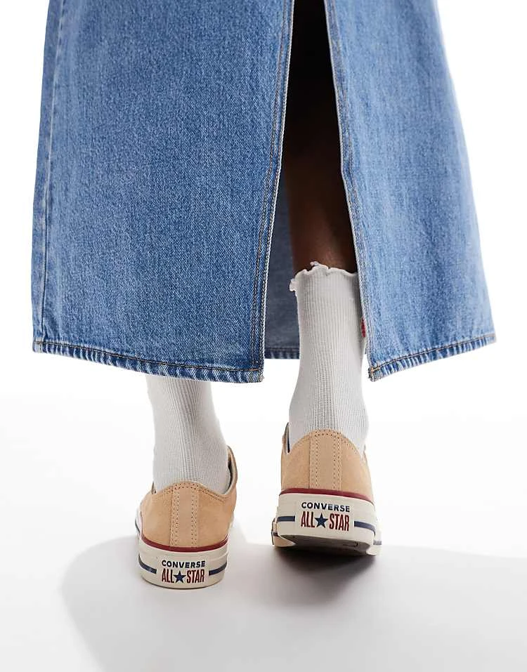 Converse Chuck Taylor All Star Ox Trainers In Beige For Women 5 Converse Chuck Taylor All Star Ox Trainers In Beige For Women - Image 3