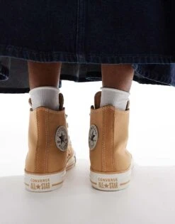 Converse Chuck Taylor All Star Hi Trainers In Light Brown For Women 10 Converse Chuck Taylor All Star Hi Trainers In Light Brown For Women -Converse Shop 207333911 3