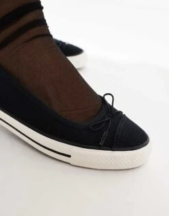 Converse Chuck Taylor All Star Ballet Flats In Black For Women -Converse Shop 207334228 3