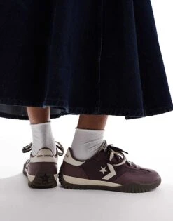 Converse Run Star Trainers In Brown For Women -Converse Shop 207334341 3