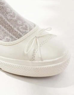 Converse Chuck Taylor All Star Ballet Flats In White For Women -Converse Shop 207334439 3