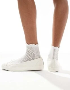 Converse Chuck Taylor All Star Ballet Flats In White For Women -Converse Shop 207334439 4