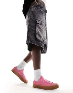 Converse Chuck 70 Ox Trainers In Pink With Gum Sole For Unisex 11 Converse Chuck 70 Ox Trainers In Pink With Gum Sole For Unisex -Converse Shop 207354755 4