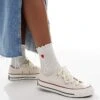 Converse Chuck 70 Ox Wide Fit Trainers In Cream For Women -Converse Shop 207685183 1 cream