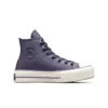 Converse Chuck Tayor All Star Lift Hi Platform Weatherized Leather In Purple For Women Shadow Purple/lavender Ash -Converse Shop 207753480 1 shadowpurplelavenderash