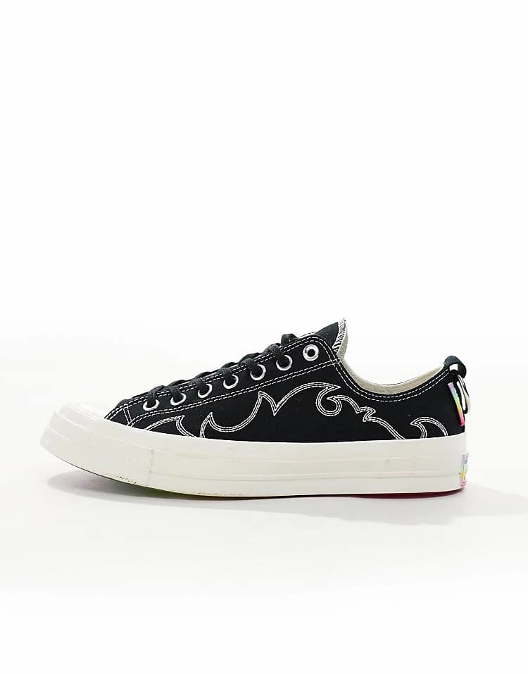 Converse Chuck 70 Ox Trainers In Black For Unisex 4 Converse Chuck 70 Ox Trainers In Black For Unisex - Image 2