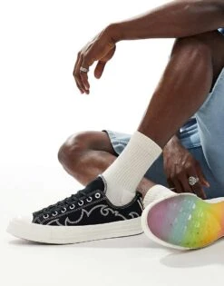 Converse Chuck 70 Ox Trainers In Black For Unisex 12 Converse Chuck 70 Ox Trainers In Black For Unisex -Converse Shop 207765824 5