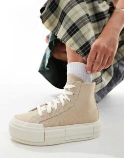 Converse Chuck Taylor All Star Cruise Hi Trainers In Light Brown For Women 12 Converse Chuck Taylor All Star Cruise Hi Trainers In Light Brown For Women -Converse Shop 207766155 5