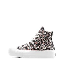 Converse Chuck Taylor All Star Lift Platform Petite Petals In Total Eclipse/white For Women -Converse Shop 207996424 4