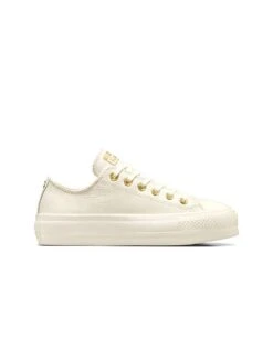 Converse Chuck Taylor All Star Lift Platform Golden Hits In Egret/gold For Women Egret/egret/gold -Converse Shop 208215641 1 egretegretgold 1