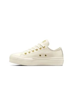 Converse Chuck Taylor All Star Lift Platform Golden Hits In Egret/gold For Women Egret/egret/gold -Converse Shop 208215641 3
